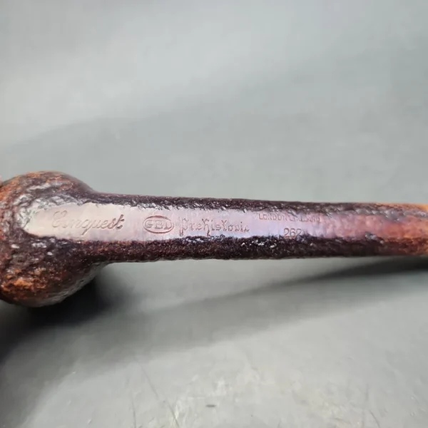 GBD Conquest Prehistoric 262 Sandblasted Lumberman Estate Briar Pipe, English Estates - Image 10