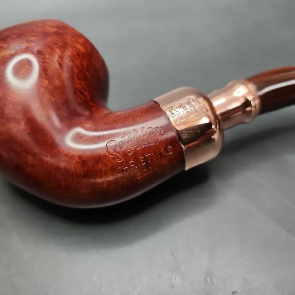 Peterson 2024 Christmas Pipe XL02 Smooth Apple Briar Pipe, FT, New - Image 10
