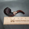 Peterson 2024 Christmas Pipe XL02 Rusticated Apple Briar Pipe, FT, New - Image 10