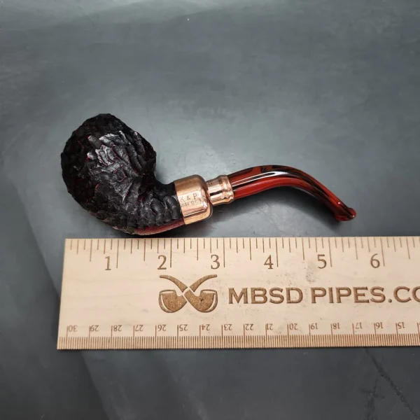Peterson 2024 Christmas Pipe 03 Rusticated Apple Briar Pipe, FT, New - Image 10