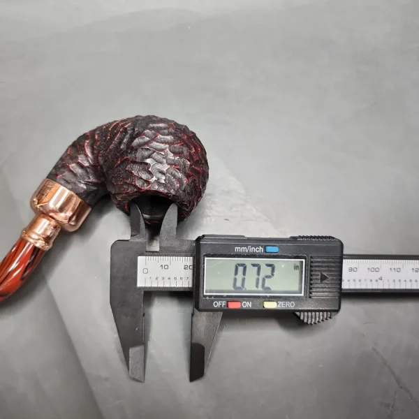 Peterson Christmas Pipe 2024 XL02 Rusticated Apple Briar Pipe, FT, New - Image 10