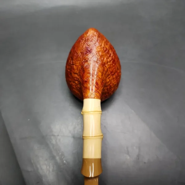 Xin Li Sandblasted Strawberry Handmade Briar Pipe, New - Image 10