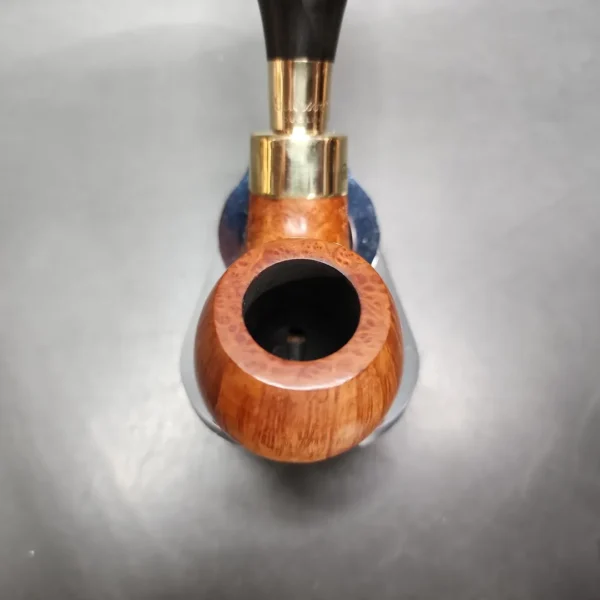 Peterson 03S Gold Spigot Bent Apple Estate Briar Pipe, Irish Estates - Image 10