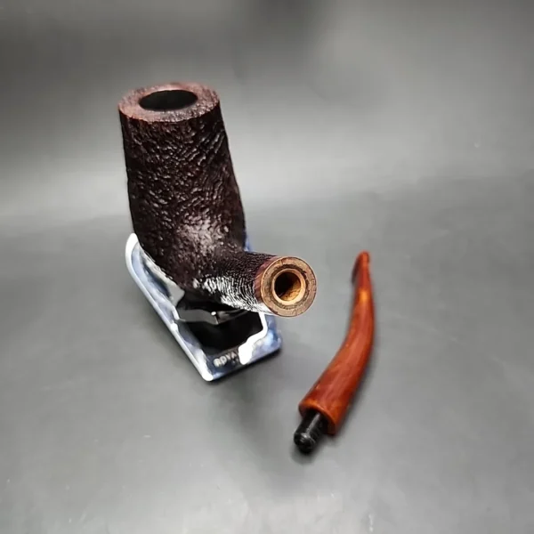 2002 JT Cooke Sandblasted Dunhill LC Estate Briar Pipe, American Estates - Image 10