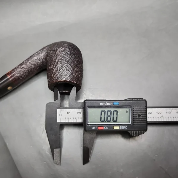 Big Ben Pacific 725 Sandblasted Bent Billiard Estate Briar Pipe, Dutch Estates - Image 10