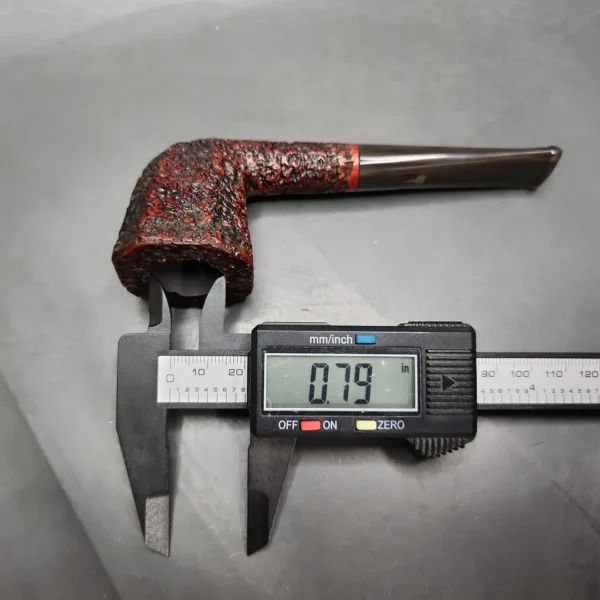 Mastro Geppetto Rusticated Panel Dublin Estate Briar Pipe, Unsmoked - Image 10