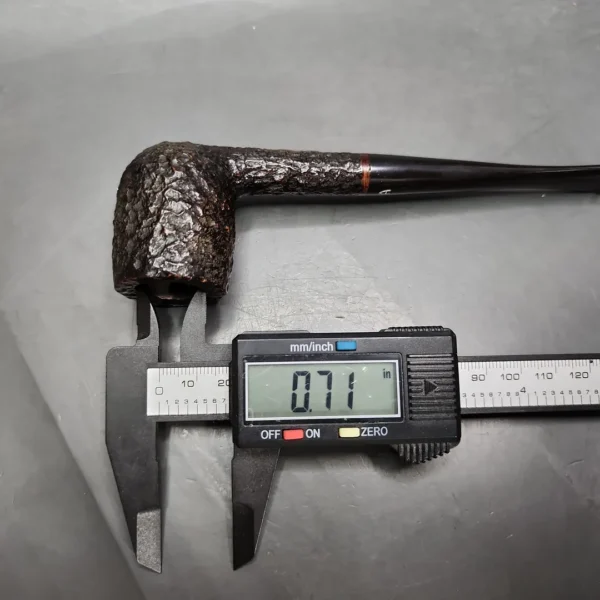 Astleys Rusticated Lightweight Billiard Estate Briar Pipe, English Estates - Image 10
