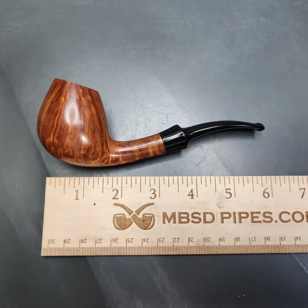 WO Larsen Straight Grain F Smooth Brandy Estate Briar Pipe, Danish Estates - Image 10