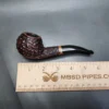 Savinelli Porto Cervo 673 KS Rusticated Bulldog Estate Briar Pipe, 6mm, Italian Estates - Image 9