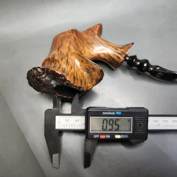 Preben Holm Fancy Matt XL Smooth Freehand Estate Briar Pipe, Danish Estates - Image 10