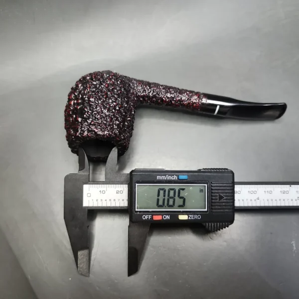 Don Carlos One Note Rusticated Apple Estate Briar Pipe, Italian Estates - Image 10
