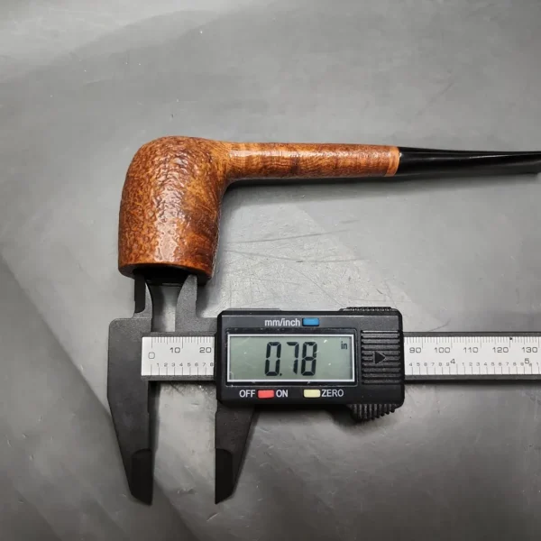 Kriswill Chief Sandblasted Canadian Estate Briar Pipe, Danish Estates - Image 10