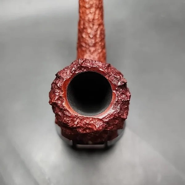 Savinelli Estella Freehand Rusticated Brandy Estate Briar Pipe, Unsmoked - Image 10
