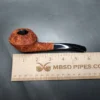 Pipe Tristan Rusticated Bent Bulldog Handmade Briar Pipe, New - Image 10