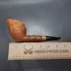 Radice Silk Cut G Sandblasted Dublin w/ Faux Bamboo Estate Briar Pipe, Italian Estates - Image 10