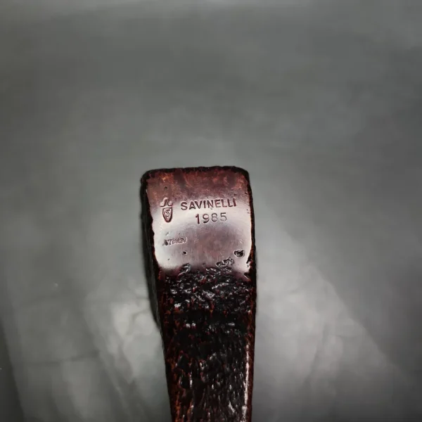 Savinelli Collection 1985 Sandblasted Panel Dublin Estate Briar Pipe, 6mm, Italian Estates - Image 10
