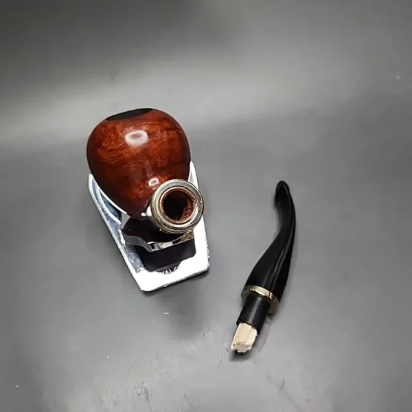 Vauen 3213 Smooth Bent Pear Estate Briar Pipe, Unsmoked, 9mm, P-lip - Image 10