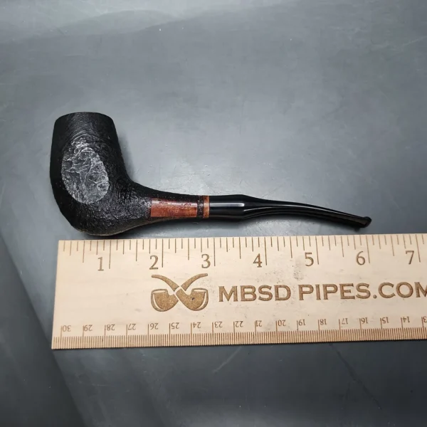 Kriswill Chief Sandblasted Pickaxe Estate Briar Pipe, Danish Estates - Image 10