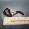 Peterson 2024 Christmas Pipe 221 Rusticated Bent Billiard Briar Pipe, FT, New - Image 10
