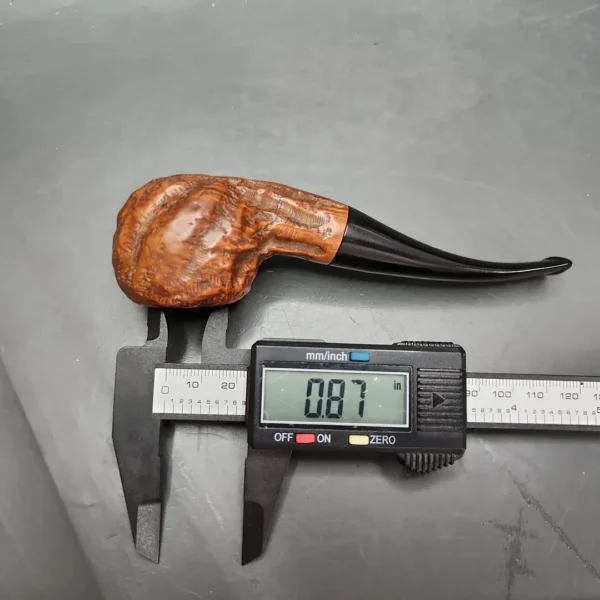 Mincer Era Custom-Bilt Rusticated Author Estate Briar Pipe, American Estates - Image 10