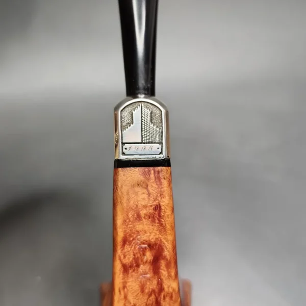 1995 Castello Limited Edition Trademark Smooth Panel Zulu Estate Briar Pipe, Unsmoked - Image 10