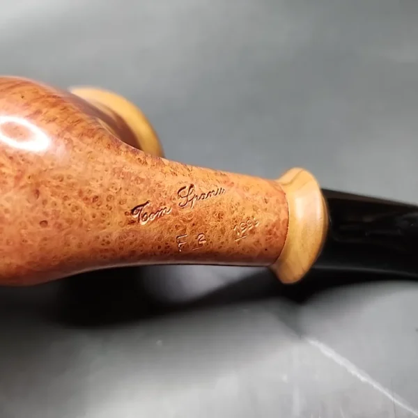 Tommaso Spanu 1999 F2 Smooth Calabash Estate Briar Pipe, Unsmoked - Image 10