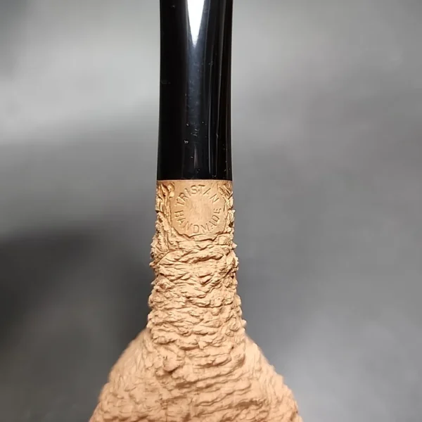 Pipe Tristan Rusticated Shape 55 Handmade Briar Pipe, New - Image 10