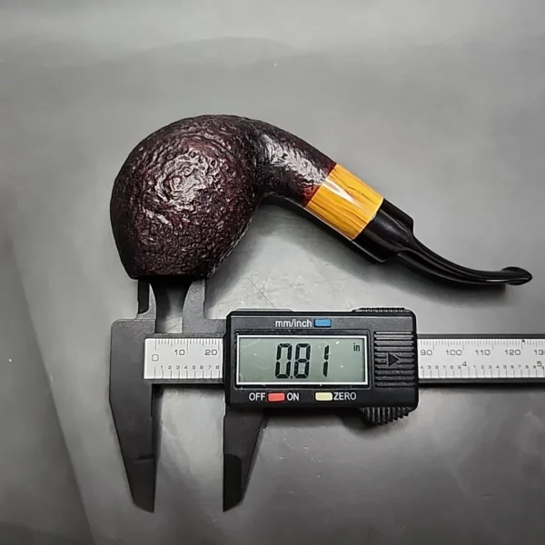 Stanwell Buffalo 186 Sandblasted Egg Estate Briar Pipe, Danish Estates - Image 10