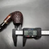 Adsorba by Gigi Rusticated Bent Brandy Estate Briar Pipe, Unsmoked, 9mm - Image 10