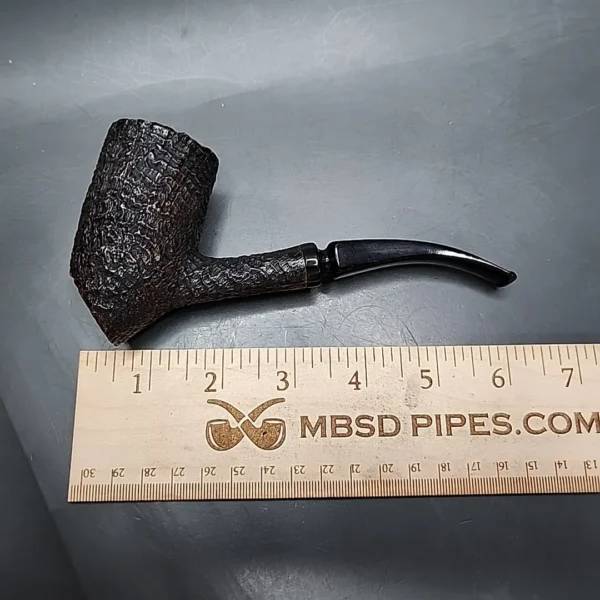 S Bang Pre-1984 Sandblasted Freehand Sitter Estate Briar Pipe, Unsmoked - Image 10