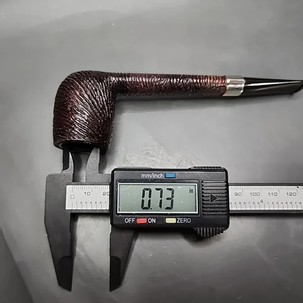 Sasieni Four Dot Amesbury Rusticated Canadian Estate Briar Pipe, English Estates - Image 10
