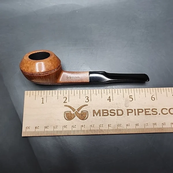 Max Schulte / Schulte's Smooth Bulldog Estate Briar Pipe, Unsmoked - Image 10