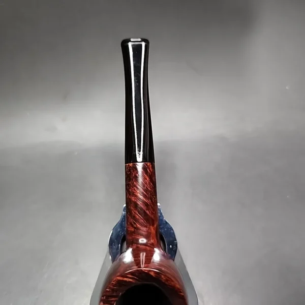 Barling Garnet Grain 6175 Smooth Billiard Estate Briar Pipe, English Estates - Image 10