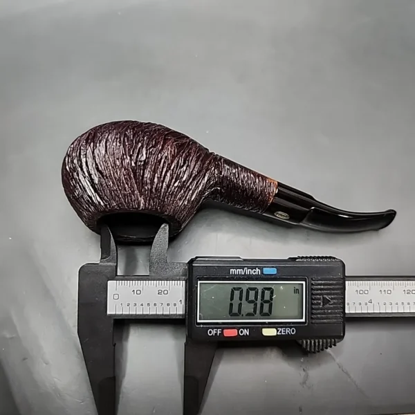 GBD Colossus Rockroot 9643 Rusticated Diplomat Estate Briar Pipe, English Estates - Image 10