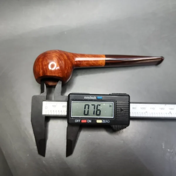 Dave Neeb Smooth Prince Handmade Briar Pipe, New - Image 11