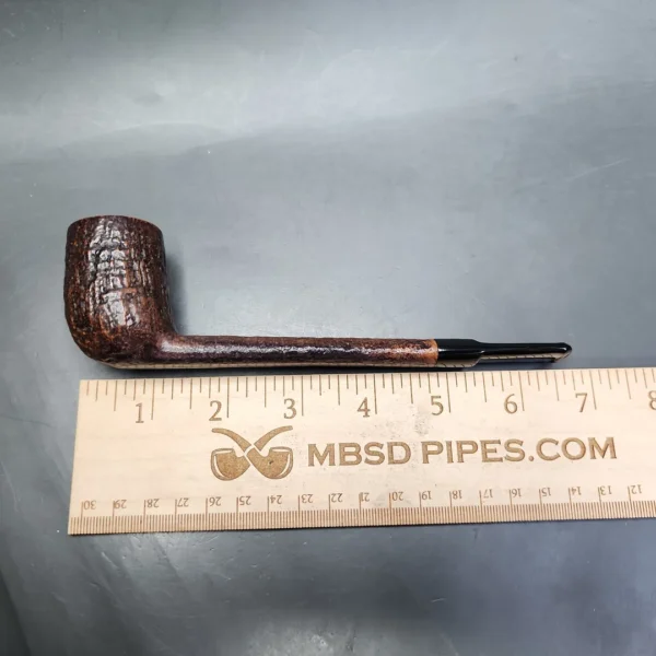 GBD Conquest Prehistoric 262 Sandblasted Lumberman Estate Briar Pipe, English Estates - Image 11