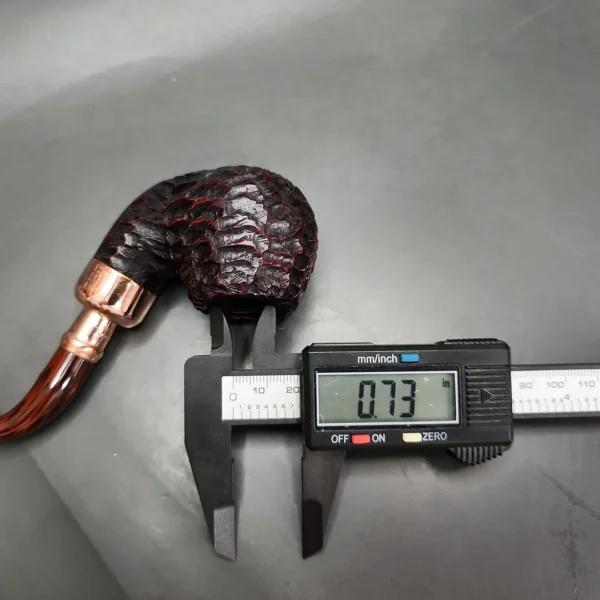Peterson 2024 Christmas Pipe XL02 Rusticated Apple Briar Pipe, FT, New - Image 11