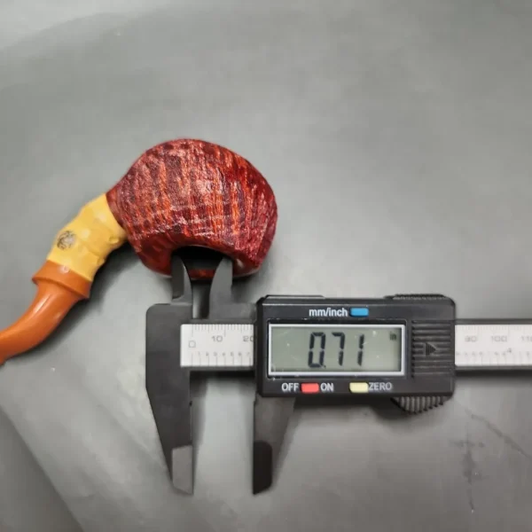 Xin Li Sandblasted Scoop Handmade Briar Pipe, New - Image 11