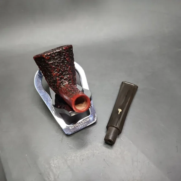 Mastro Geppetto Rusticated Panel Dublin Estate Briar Pipe, Unsmoked - Image 11