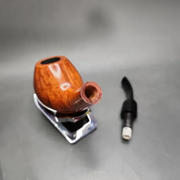 Design Berlin Rico's-06 Smooth Brandy Estate Briar Pipe, Unsmoked, 9mm - Image 11