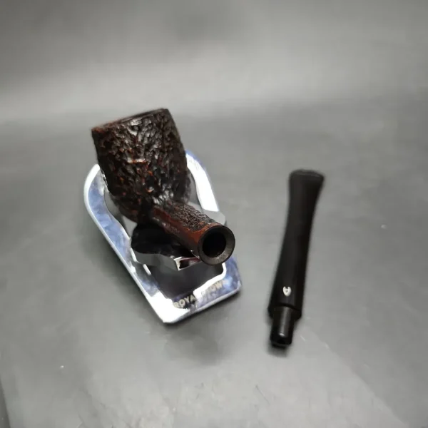 Astleys Rusticated Lightweight Billiard Estate Briar Pipe, English Estates - Image 11