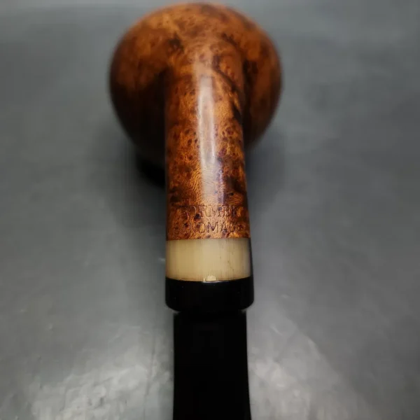 Hans Former Nielsen Smooth Brandy w/ Horn Estate Briar Pipe, Danish Estates - Image 11