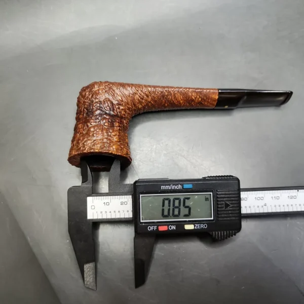 Savinelli Punto Oro Corallo 915 KS Rusticated Dublin Estate Briar Pipe, Italian Estates - Image 11