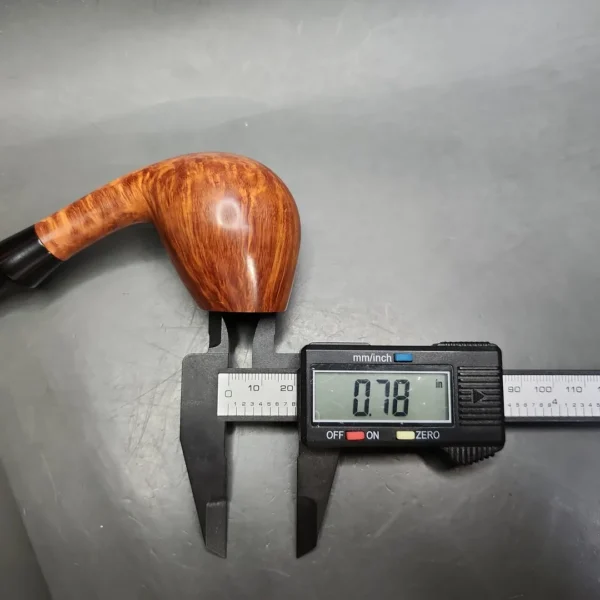 WO Larsen Straight Grain F Smooth Brandy Estate Briar Pipe, Danish Estates - Image 11
