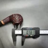 Savinelli Porto Cervo 673 KS Rusticated Bulldog Estate Briar Pipe, 6mm, Italian Estates - Image 10