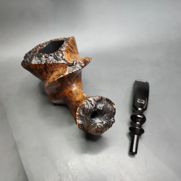 Preben Holm Fancy Matt XL Smooth Freehand Estate Briar Pipe, Danish Estates - Image 11