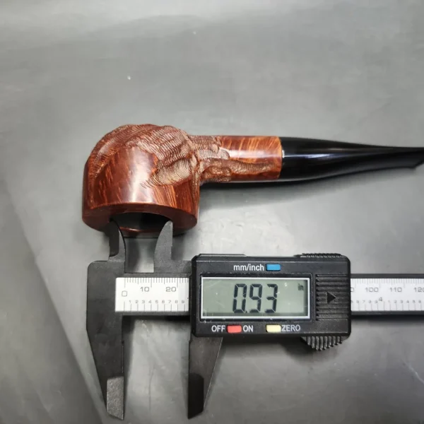 Custombilt Rusticated Pot Estate Briar Pipe, American Estates - Image 11
