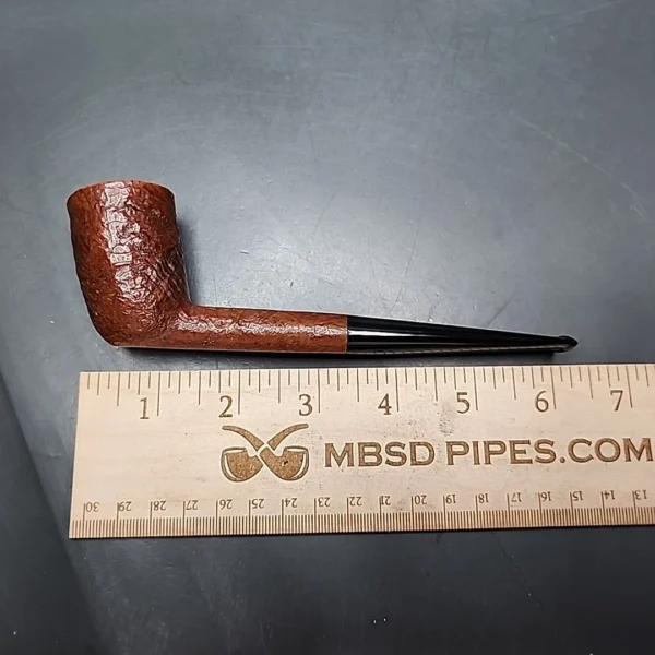 1963 Dunhill Tanshell 137 Sandblasted Dublin Estate Briar Pipe, English Estates - Image 11