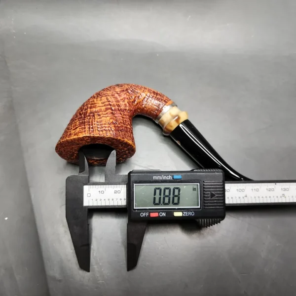 Early Ser Jacopo Pulchra Sandblasted Calabash Estate Briar Pipe, Italian Estates - Image 11