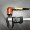 Wandi Riyadi Smooth Bamboo Billiard Handmade Briar Pipe, New - Image 11